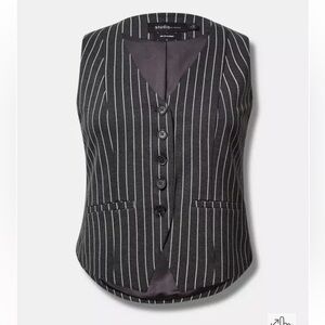 Torrid Studio Luxe Ponte Tailored Vest Size 2X (18-20)